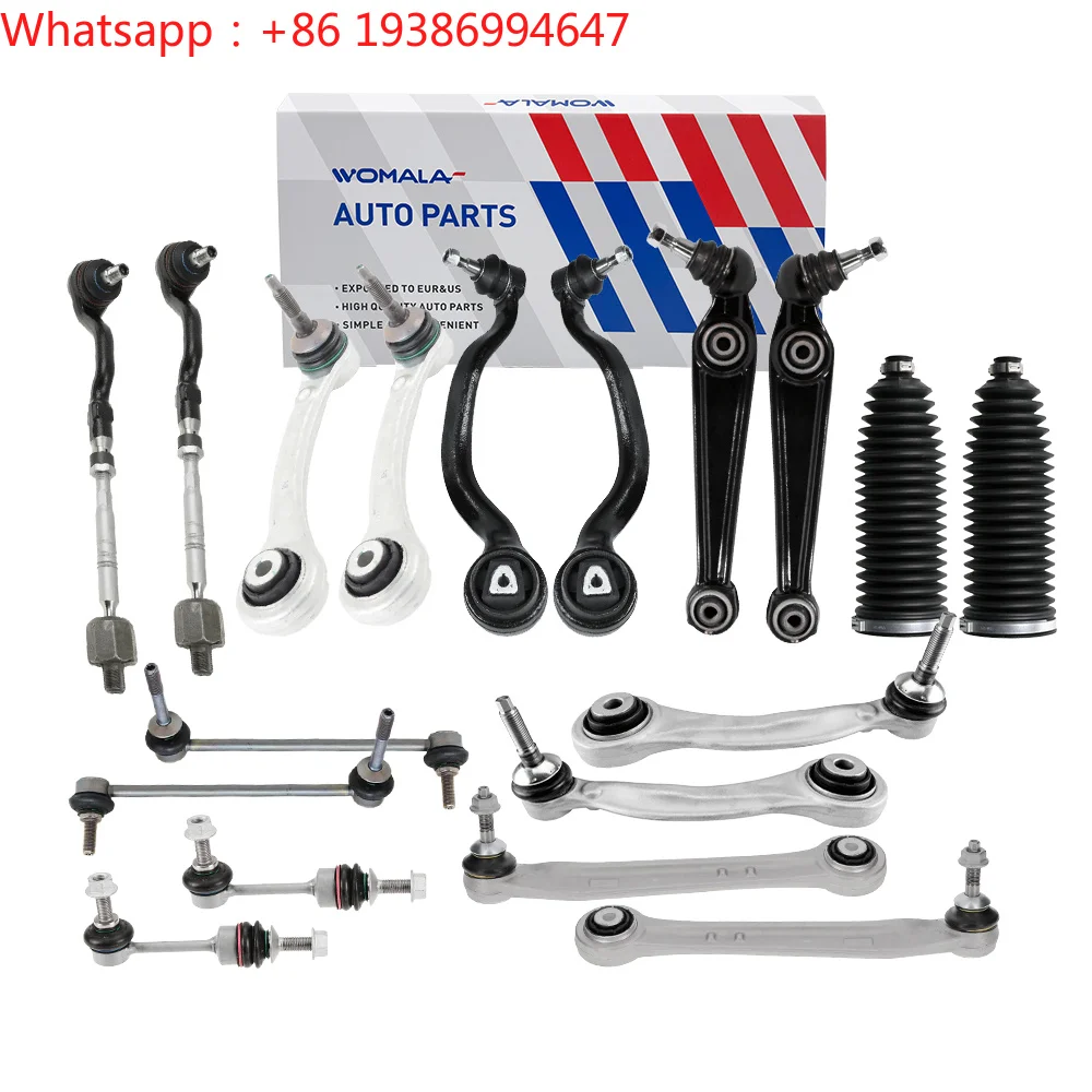 For Womala 18Pcs OE# Suspension Arm Kit Control Arm Tie Rod End Sway Bar Link for BMW E70 X5
