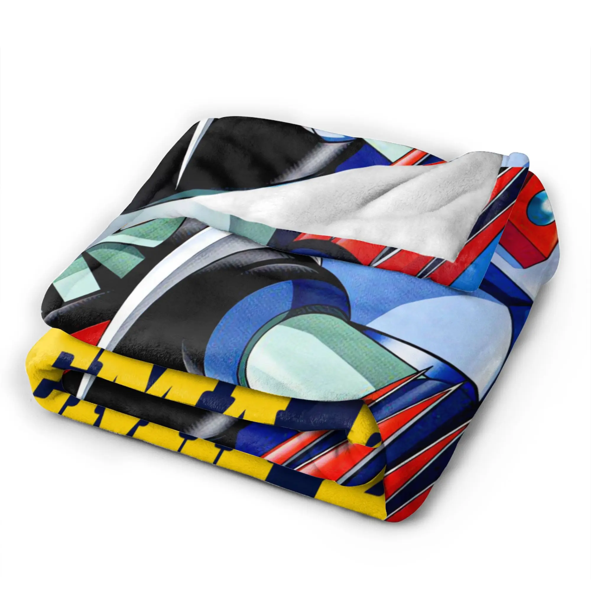 Warm Blanket Kids Travel Ufo Robo Grendizer Goldorak Throw Blanket  Flannel Bedspread For Outdoor Funny Sofa Bed Cover