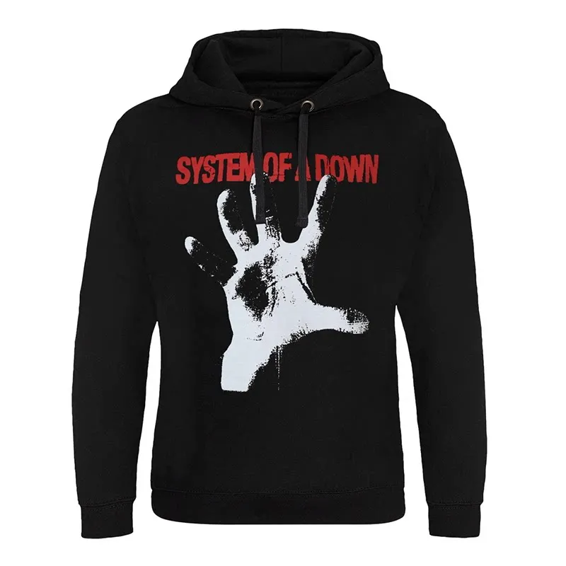 

Rock Band Fallen Constitution SYSTEM OF A DOWN Casual Loose Men's and Women's Hooded Sweatshirts