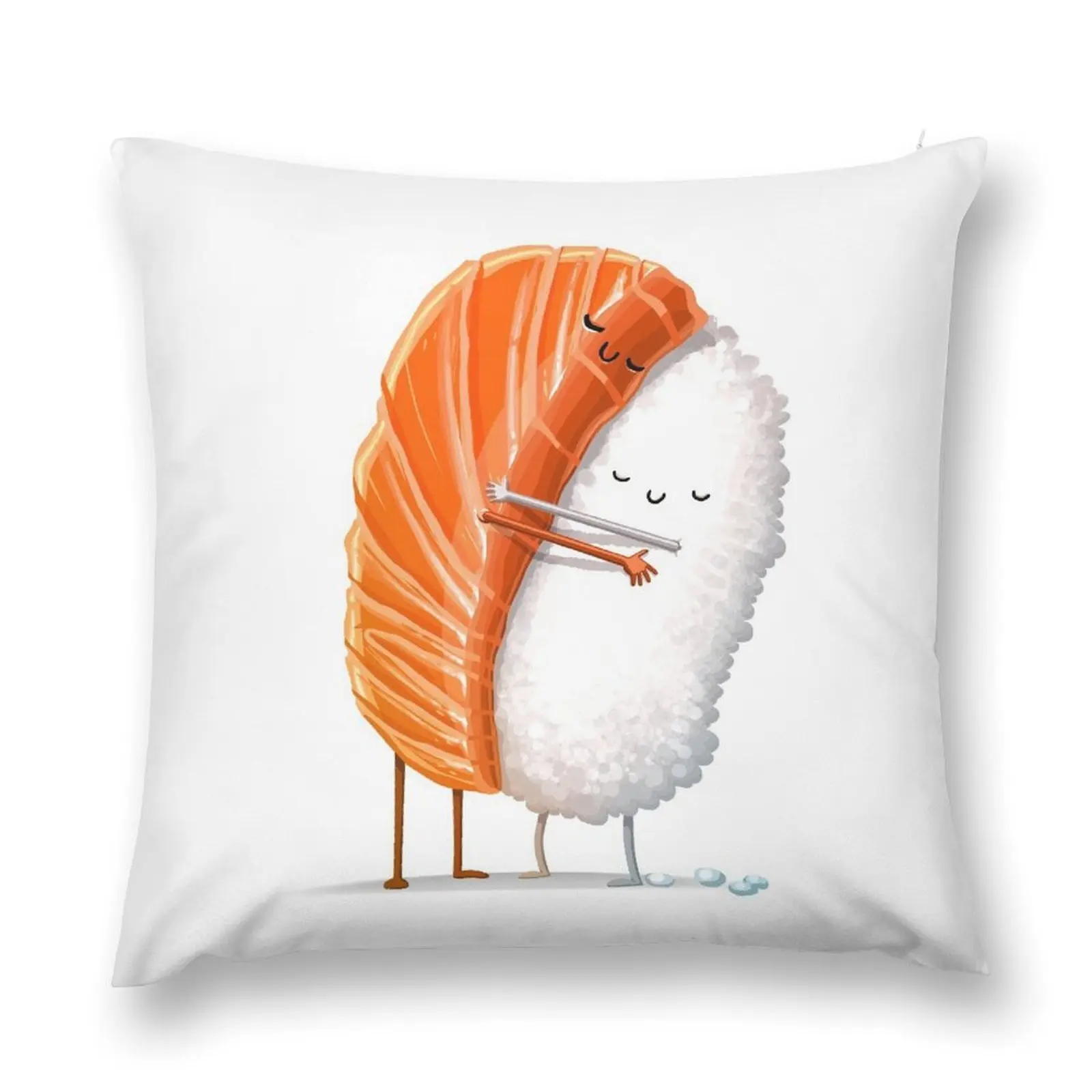 

Sushi Hug Throw Pillow anime girl Pillowcase Pillow Decor pillow