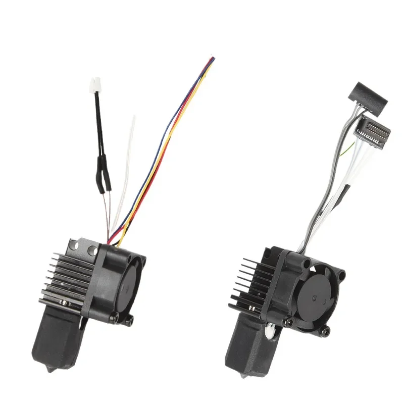 3D Printer Hotend Kit with Ceramic Heater Nozzle Fan Silicone Sleeve and Fixed Buckle for Temperature Measurement Compatible
