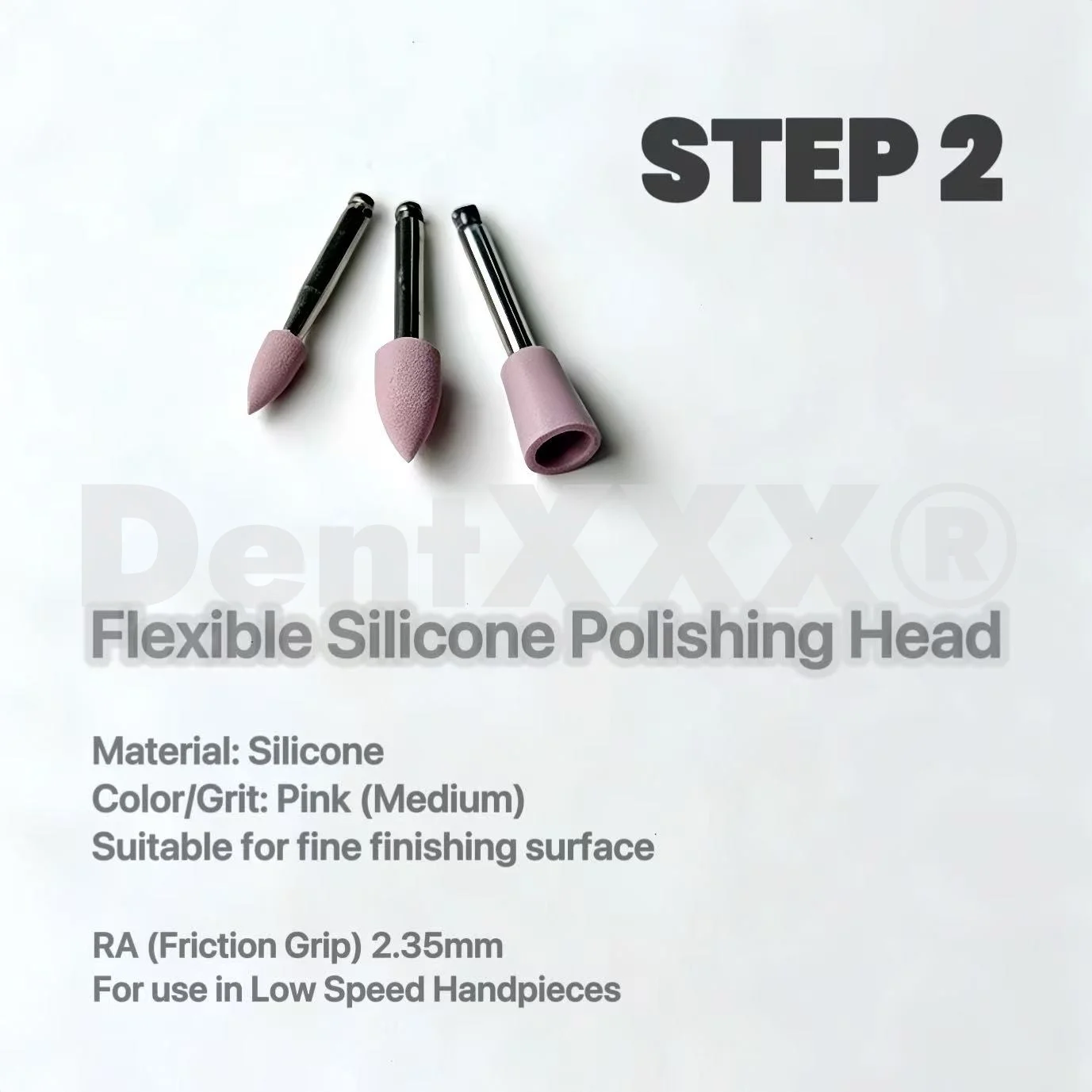 9 PCS/Box Silicone Grinding Head Finishing Set, White Sandstone Grinding Head Abrasive Tool for Efficient Resin Polishing view 5
