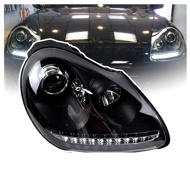 

LED Headlight front lamp Assembly for Porsche Cayenne 03-07 modified Lens runnning light Accessories