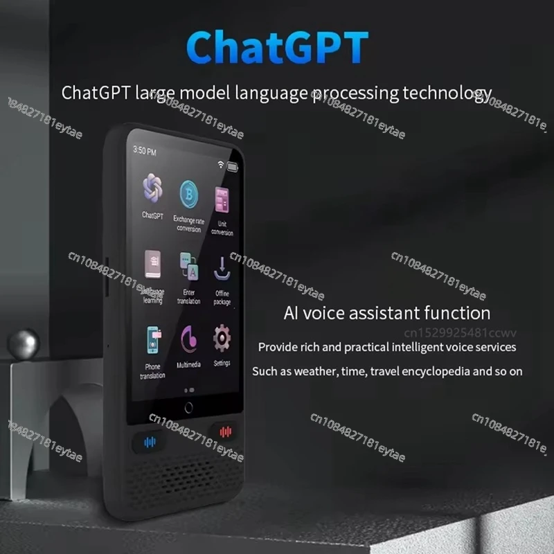 Portable Voice Translator Big Screen 138 Languages Voice Tradutor Intelligent Real Time Translating Offline Translation