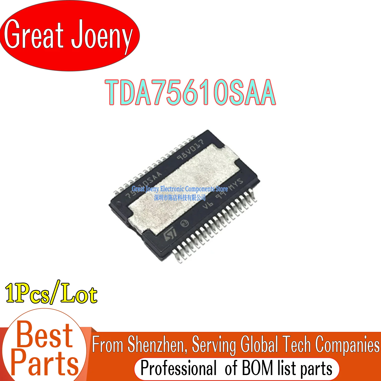 100% New Original 75610SAA TDA75610SAA TDA75610 IC Chipset HSOP-36