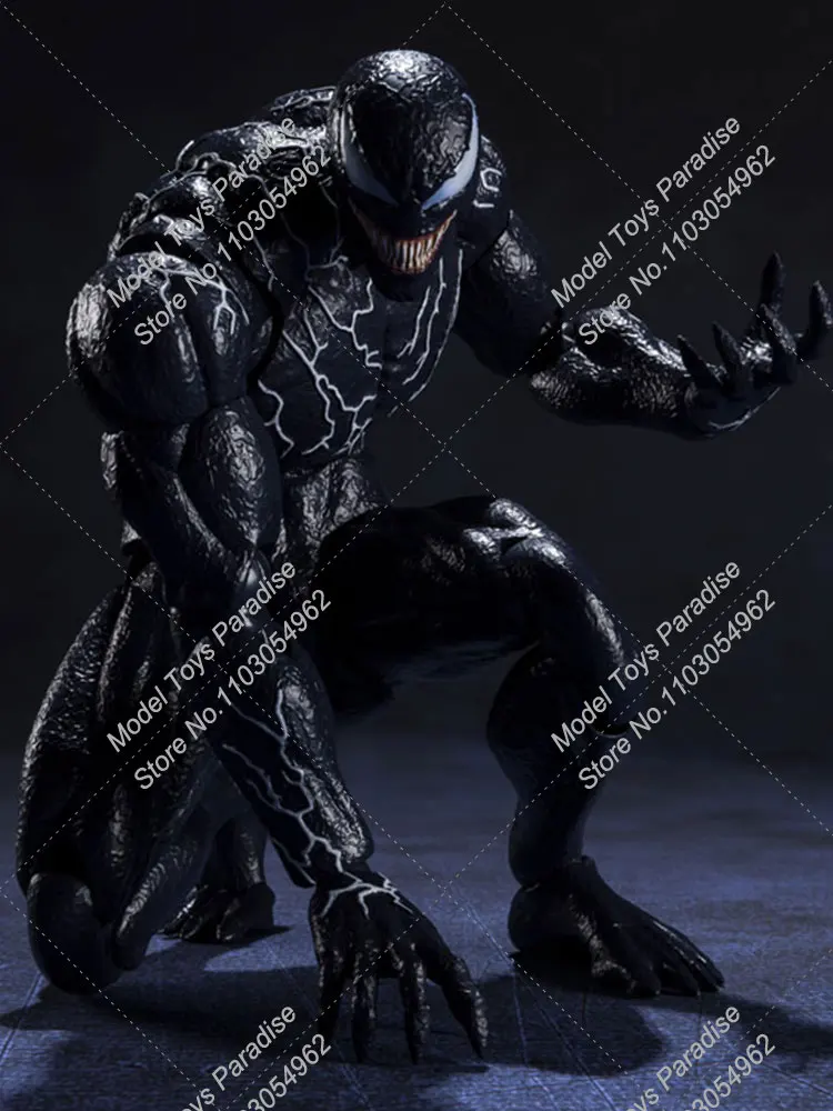 S.H.Figuarts 1/12 Men Soldier Venom Both Righteous Evil Super Hero Full Set 6inch Action Figure Collectible Toys Gifts