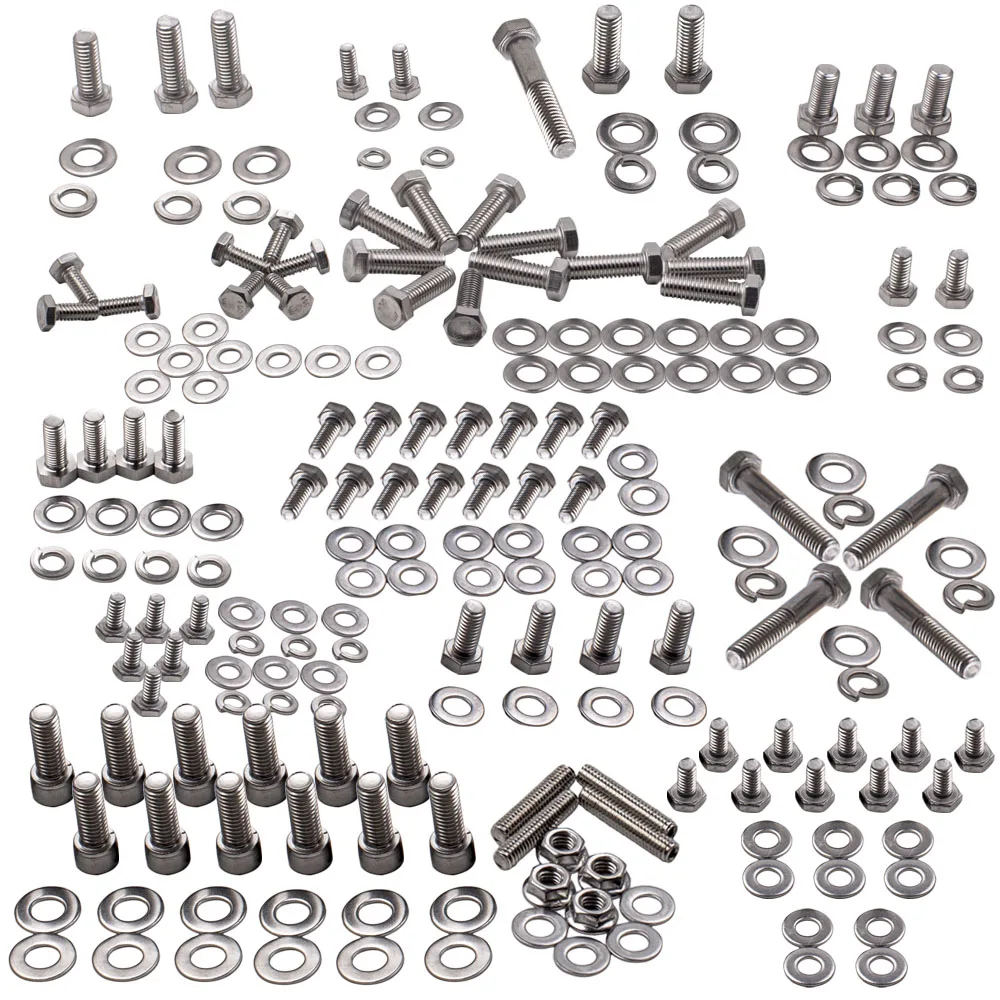 

Stainless Steel Engine Bolt Kit Small Block For Chevrolet 265-400