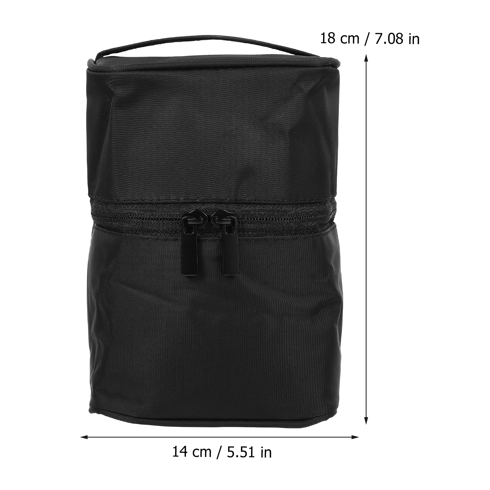 

Travel Bag Large Capacity Lightweight Portable Makeup Case Toiletry Pouch Bucket Shape Storage Solution