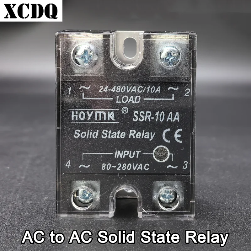 AC to AC Solid State Relay Voltage Regulator 110 Volt Power 220v 40A 10A 230v AC Relay 24-480VAC Load SSR 10AA 25AA 40AA 100AA