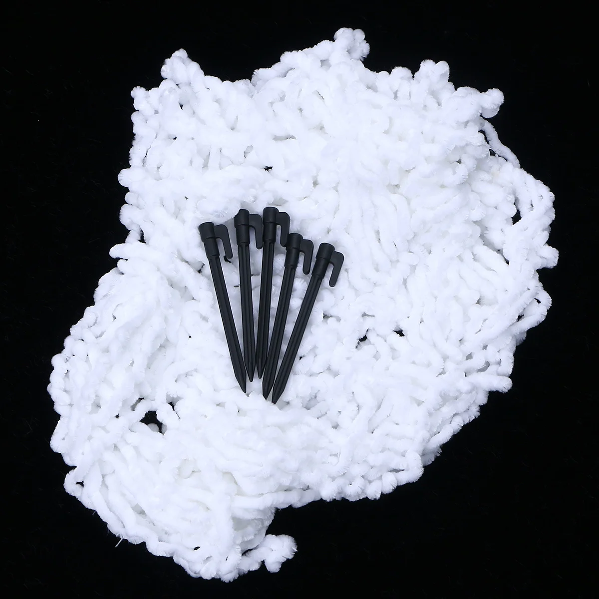 

White Halloween Spider Web Decoration Polyester Material Haunted Party Props Outdoor Decor Spider Web Decoration