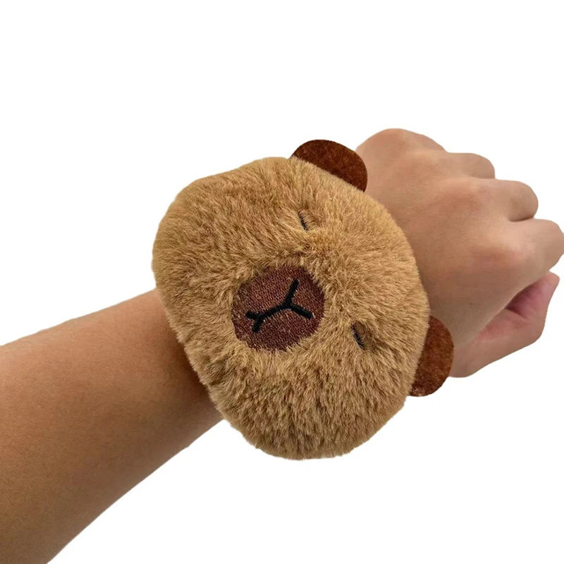 Cartoon Tier Plüsch Niedliche Capybara Plüsch Kinder Plüsch Cartoon Papa Ring Armband Puppen