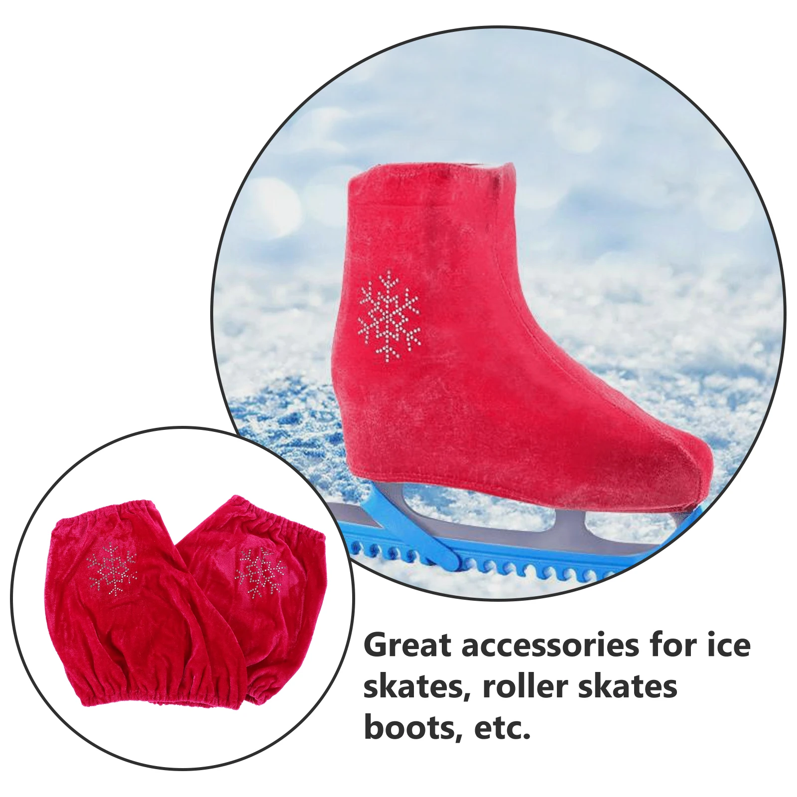 

Ice Skating Covers Wear Resistant Skateboard Boot Protectors Adult Men Roller Hockey Accessories Washable Cover Boot Protector