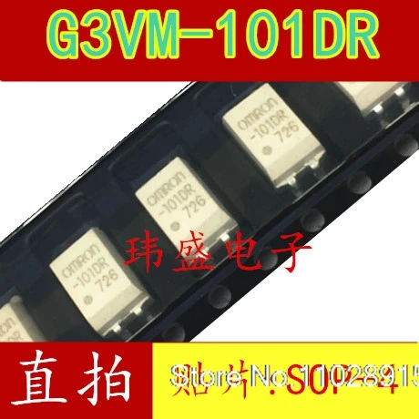 (10PCS/LOT) G3VM-101DR SOP-4  101DR G3VM-101AR