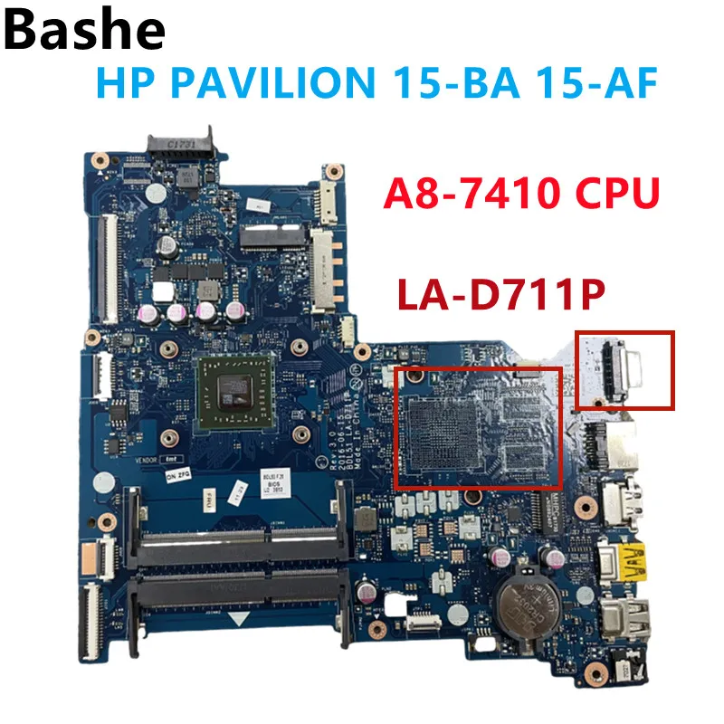 

For HP 255 G5 15-BA Laptop Motherboard BDL51 LA-D711P 858587-601 MAIN BOARD A8-7410 CPU DDR3 100% fully teste