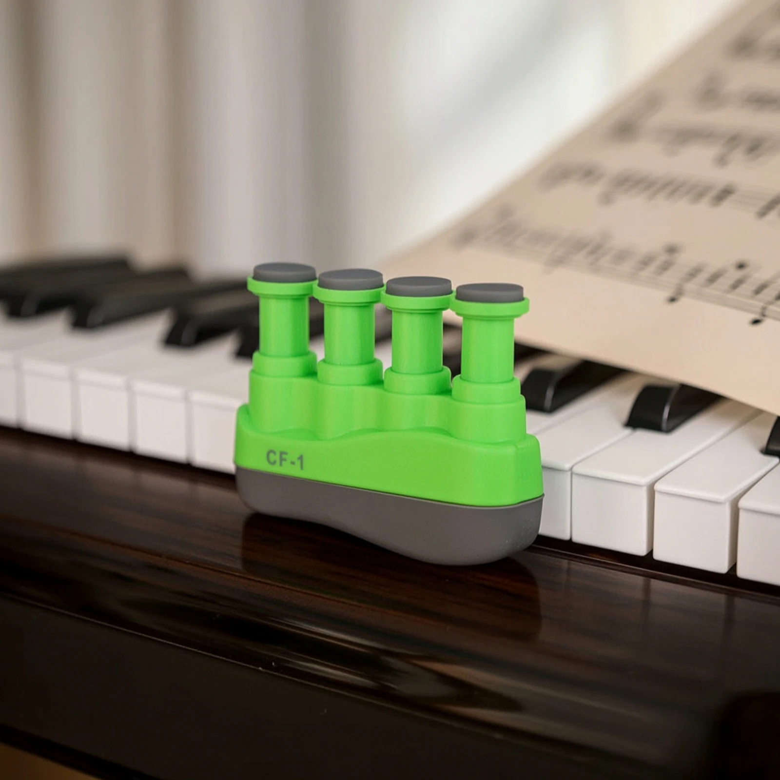 Finger Exerciser Silicone Finger Strengthener Hand Grip Handheld Hand Strengthener Ergonomic for Guitarists, Guitar Practice