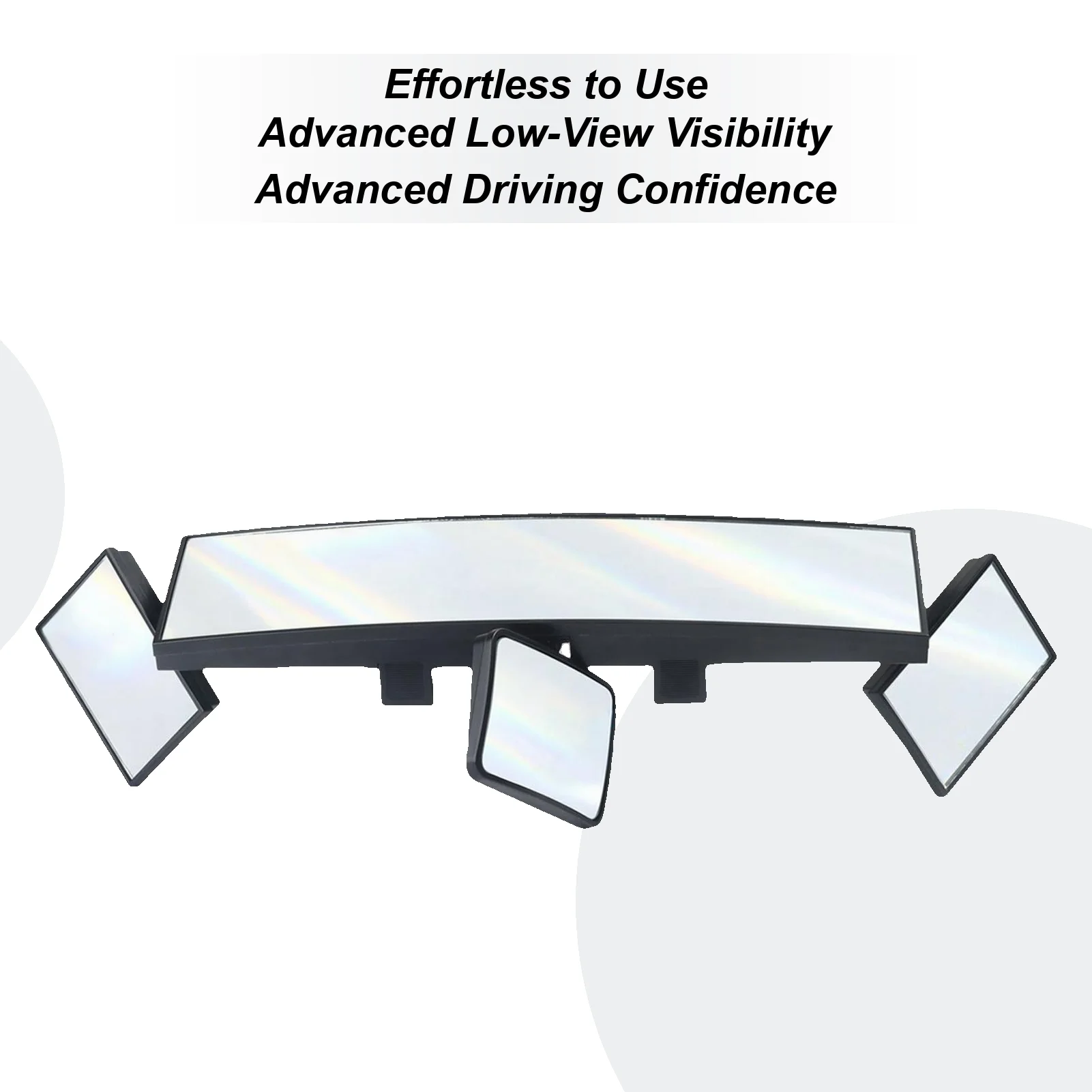 

Зеркала заднего вида 18-дюймовый широкоугольный удлинитель с зажимом, автомобильное заднее зеркало с антибликовым покрытием для грузовика, лодки, автомобиля, детского автомобиля, морского пехотинца