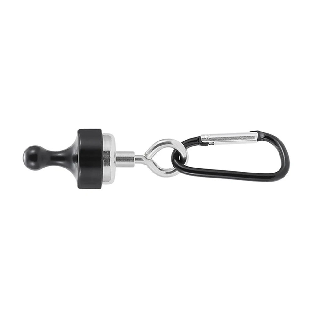 Strong Magnet Hooks Pulling Force Magnetic Lanyard Clip D Shape Multipurpose for Hiking Camping Climbing Picnic