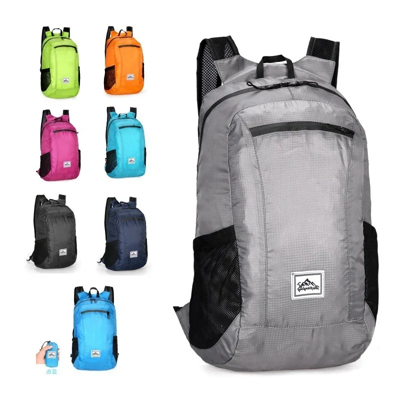 

Outdoor Ultra-light Travel Portable Folding Backpack, Water-resistant Skin Storage Bag, Hiking Bag,