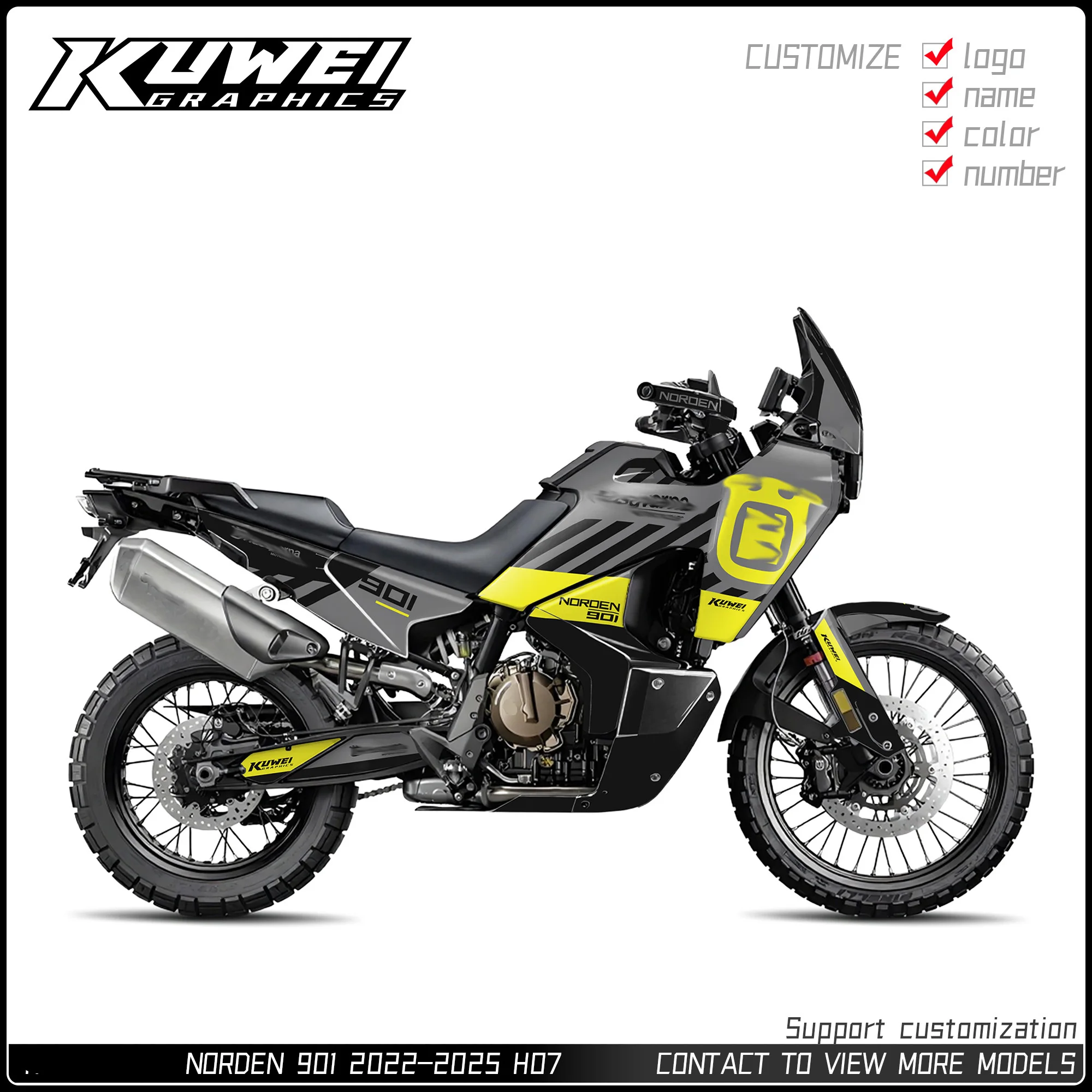 

Подходит для Husqvarna Norden 901, комплект графических наклеек, наклейка