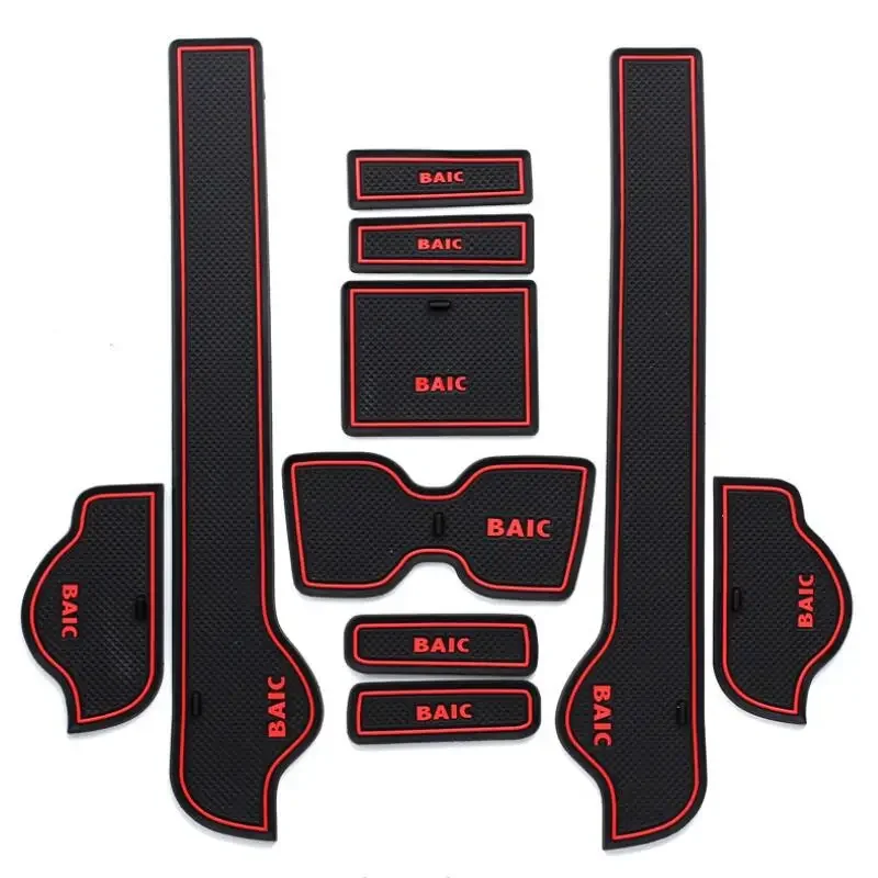 

Car Door Groove Mat Gate Slot Pad Cup Armrest Storage Mat For BAIC E130 E150 EV