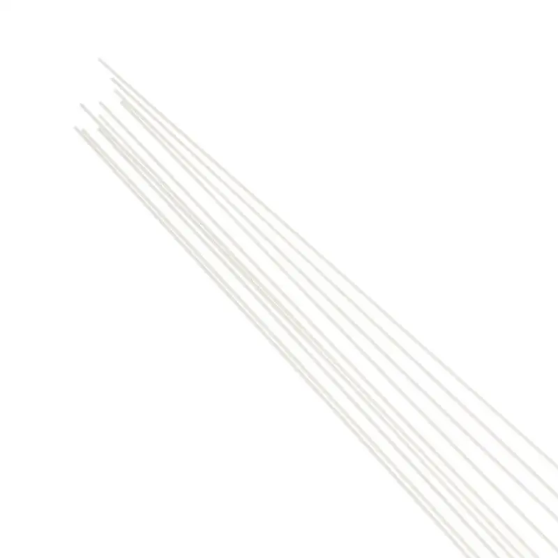 50Pcs 0.5/0.8/1/1.5/2/2.5MM ABS Round Pipe Tube Bar Length 500MM Solid Plastic Hard Rod For Building Structure Model