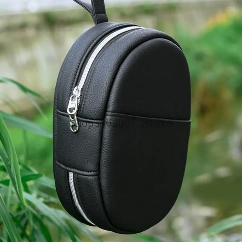 Suporte fone ouvido compacta com armazenamento à prova trituramento bolso para QC45 40JB