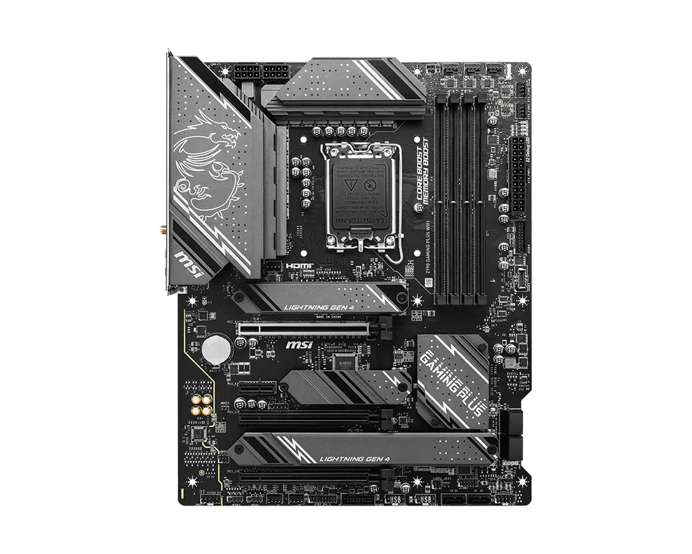 Z790 LGA 1700 ATX Motherboard MSI Z790 GAMING PLUS WIFI CPU