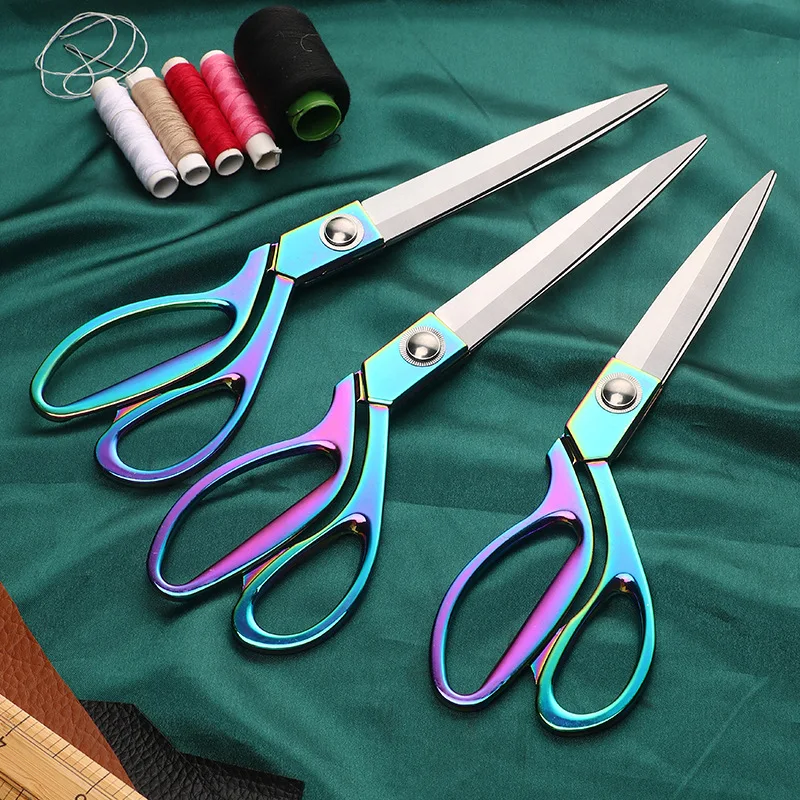 

Professional Sewing Scissors Stainless Steel Tailor Scissors 8 9 10 inch Fabric Cloth Cutter Diy Sewing Tools Fabric Cut Shears