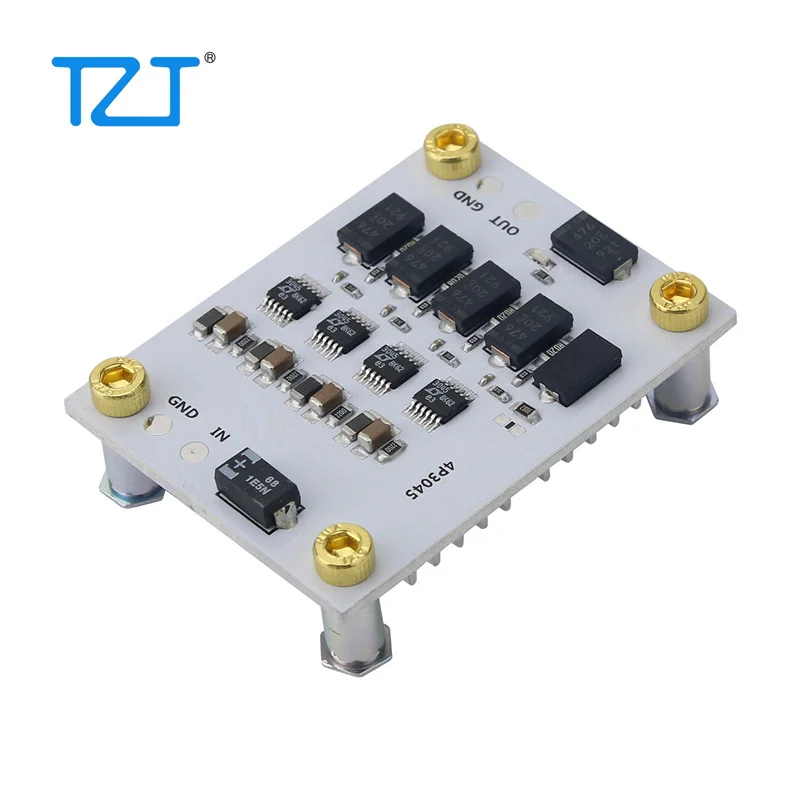 TZT 4P3045 1.2V-12V LT3045 Ultra-Low Noise Four-parallel Voltage Regulator Module (Aluminum Substrate)
