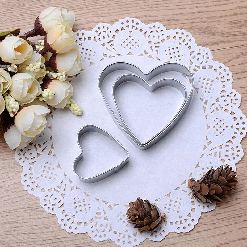 12pcs/sets DIY Mold Star Heart Round Flower Shape Cutter Baking Mould Kitchen Accessories Stainless Steel Cookie Biscuit Tools