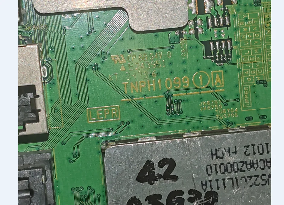 Placa base de TV LED TNPH1099 probada bien, fotos físicas hechas