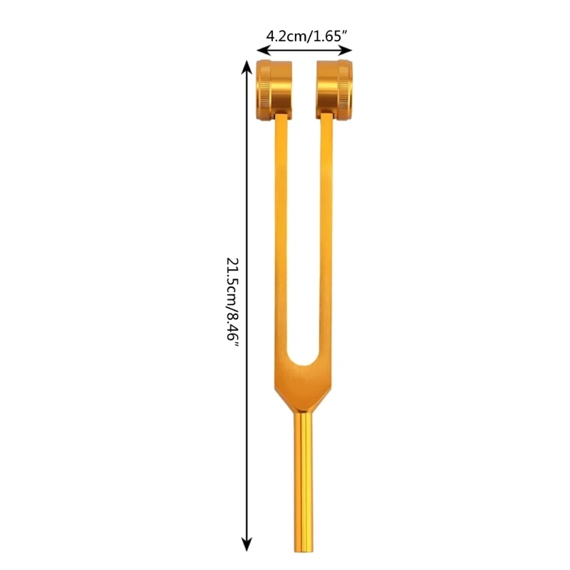 Diapason grado medico 128Hz, pesi fissi, non magnetico, leggero, portatile, resistente alla corrosione