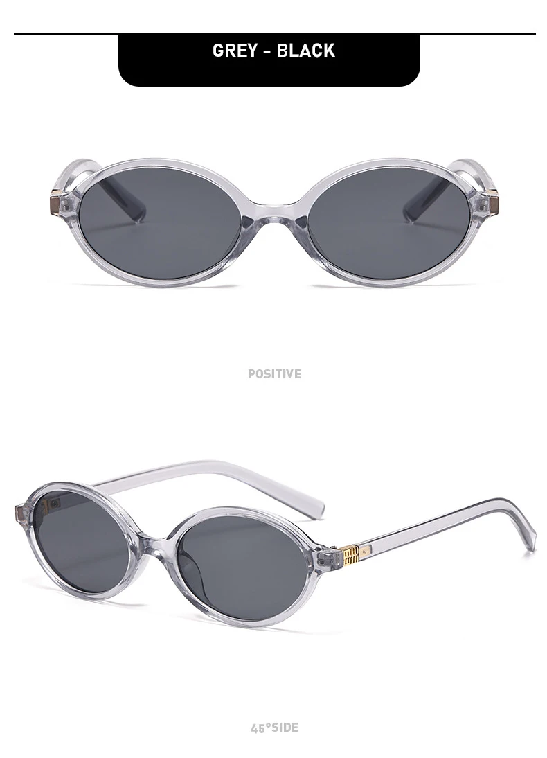 Neue Sonnenbrille Retro Vielseitige Damen High-End-Mode Exquisite ovale Mode-Sonnenbrille 3089 – Detail 13