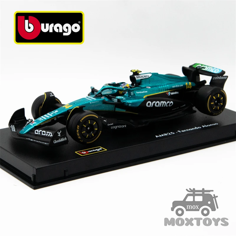 Модель-автомобиля-bburago-1-43-amr25-со-шлемом-2025-года-австралийский-gp-no-14-fernando-alonso