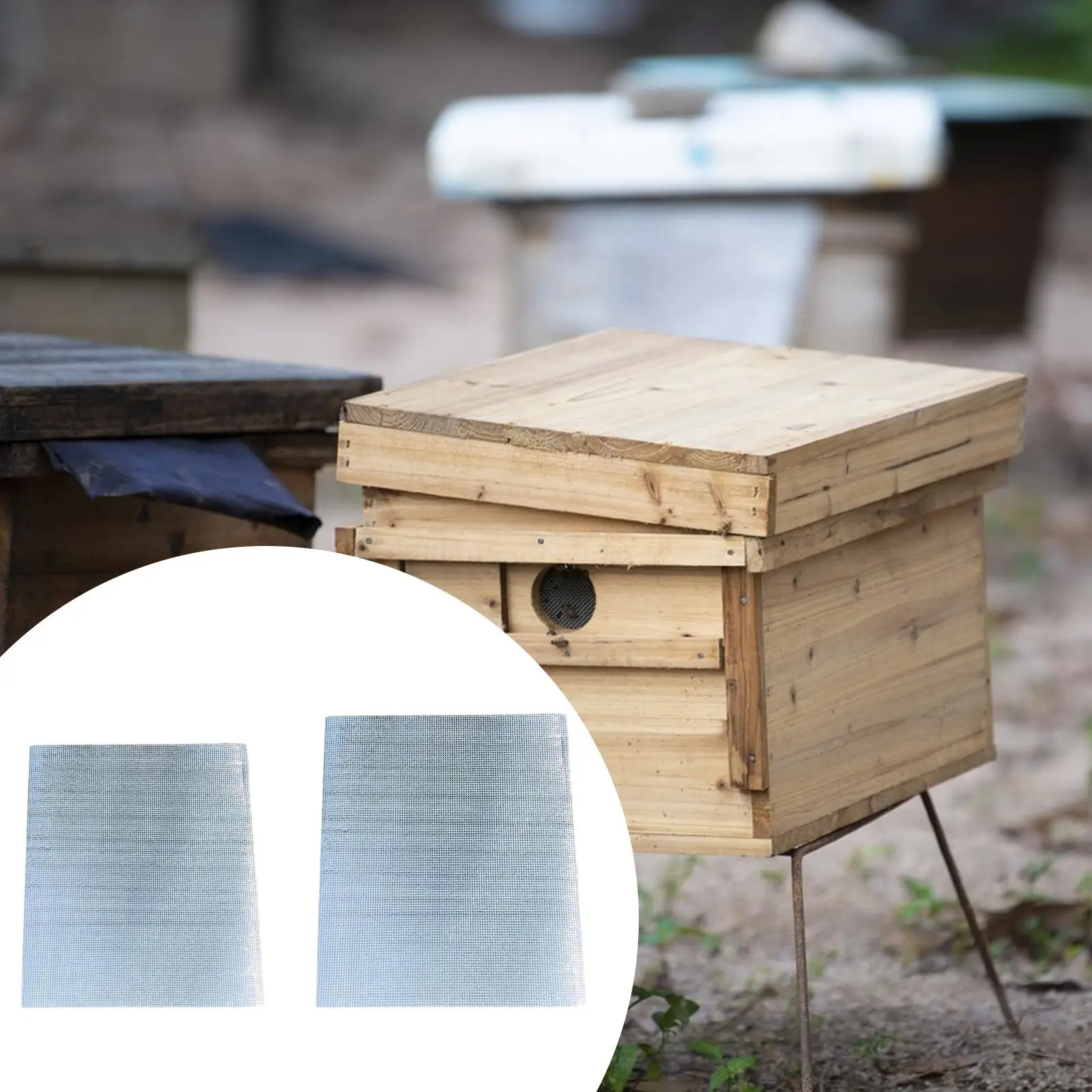 

Beehive Reflective Film Reusable Rainproof Waterproof Beekeeper Supplies Windproof Heat Barrier Reflective Shield Beekeeping