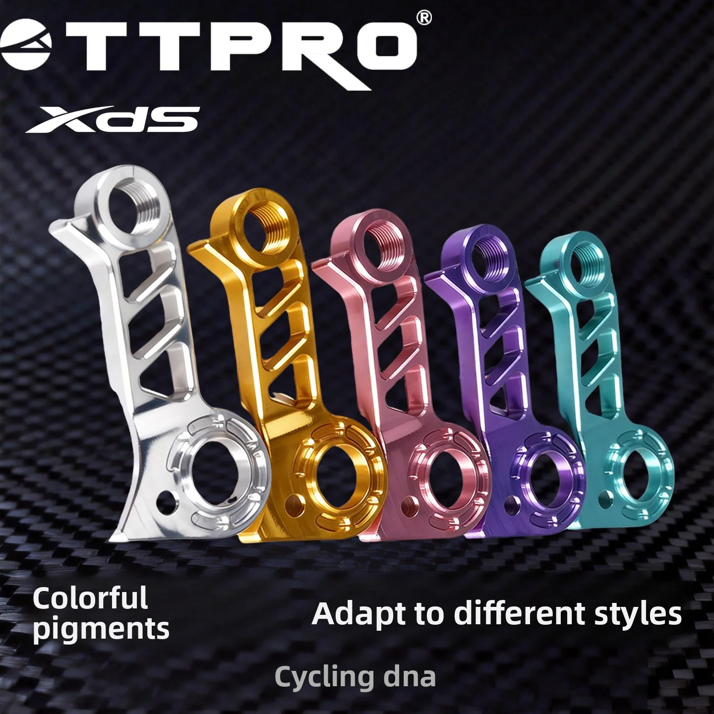 TTPRO Rear Derailleur Hanger Ultra Light Aluminum Tail Hook Fit XDS Shimano Road Bike Bicycle Replacement Dropout view 2