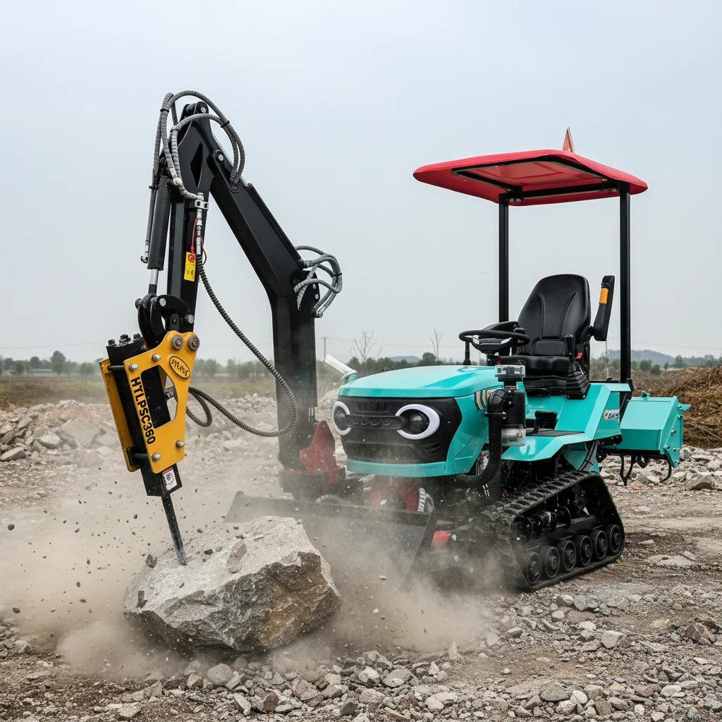 

Customized Multifunction Mini Tractor Compact Agricultural Small Tractor for Farm Works