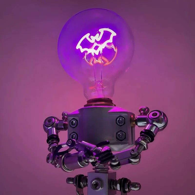 Creative boyfriend birthday gift e-sports room robot ambient light filling light ornament