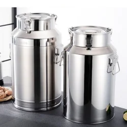 small size Oil barrel household food-grade stainless steel wine barrel thickened sealed barrel milk barrel