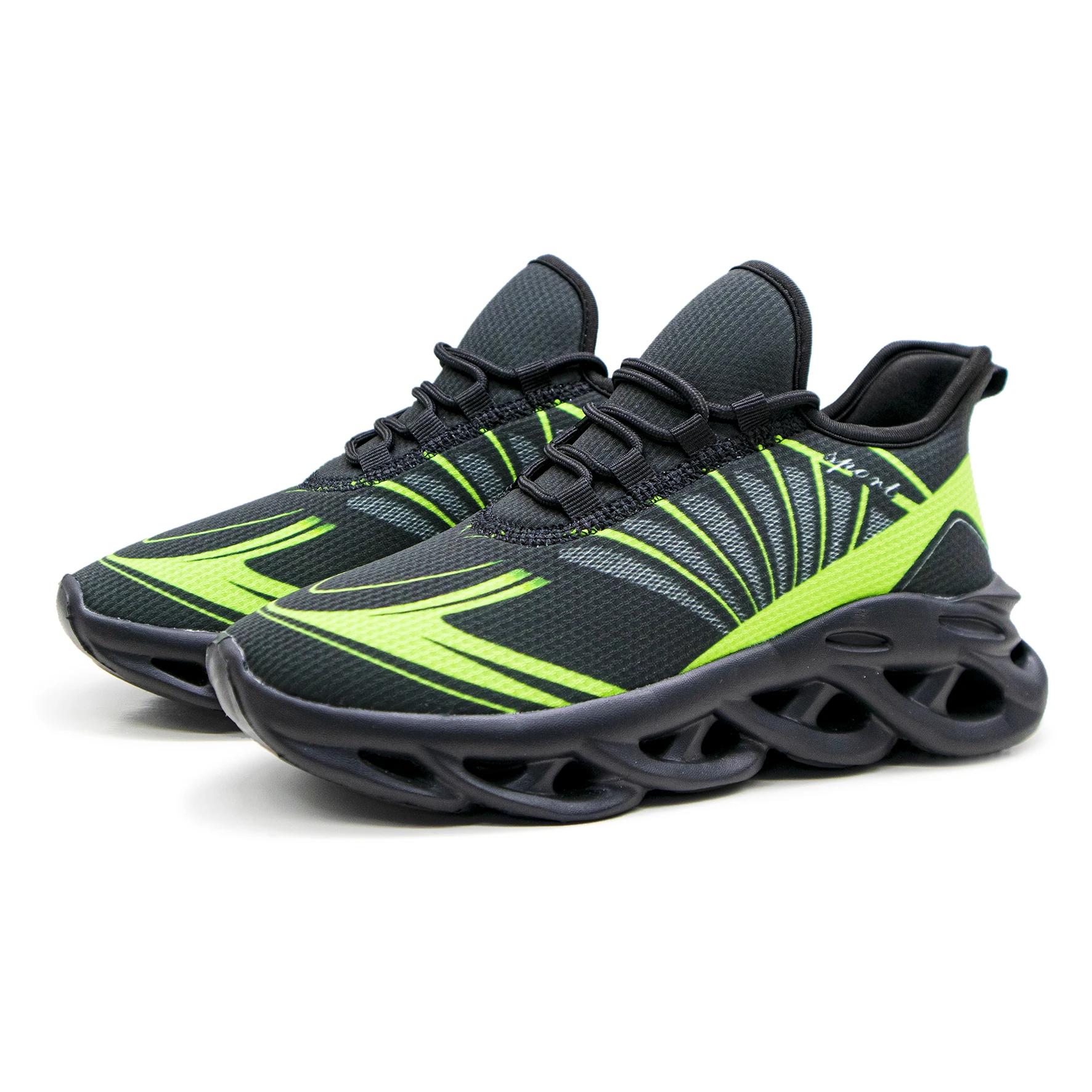 

Flats Sneakers Mens Womens Teenager Sports Running Shoes High Quality Lace Up Mesh Footwear