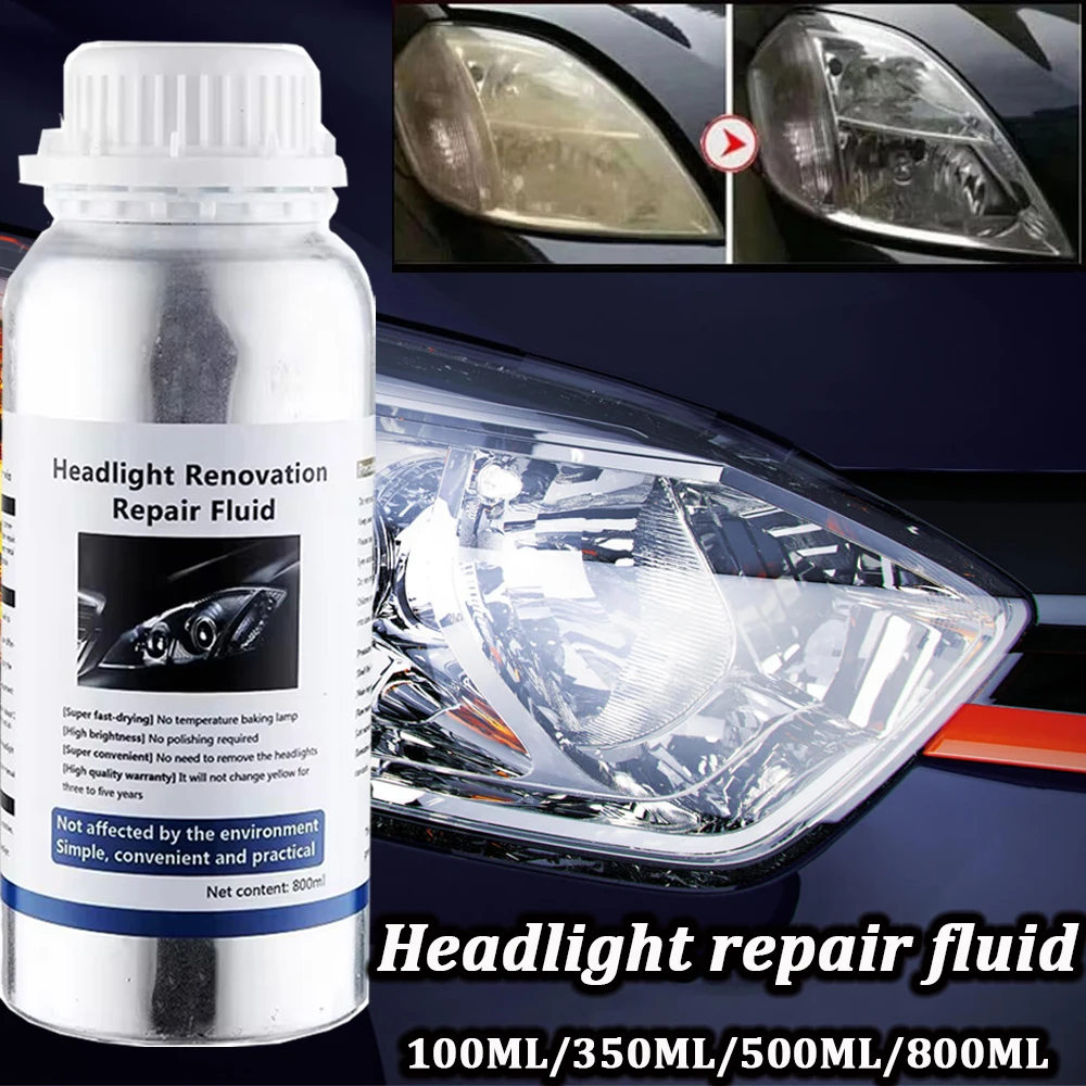 Car Headlight Repair Liquid Car Headlamp Renovation Restoration Cleaning Car Headlight Liquid Polymer Polish Auto Part headlight