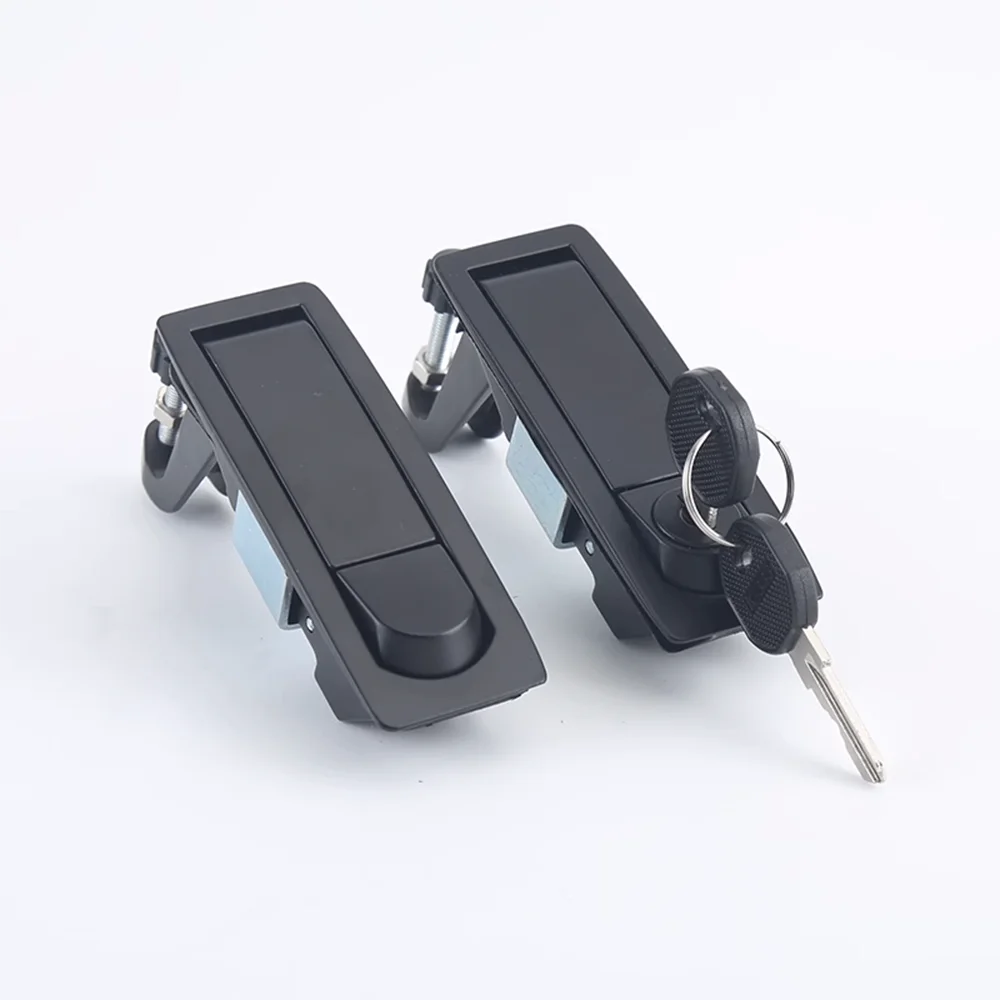 

RV Marine Car Compartment Door Lock Flush Adjustable Lever Compression Locking Latch 2 Keys for Boat Door Cabinet Cockpit Floor