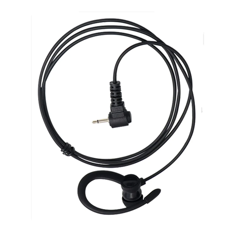 ICCL-1 pin Luister Alleen Oortelefoon Headset, Oortelefoon Compatibel voor HYT, Yaesu, Alinco, Motorola Walkie Talkies, 2,5mm, 5 stuks