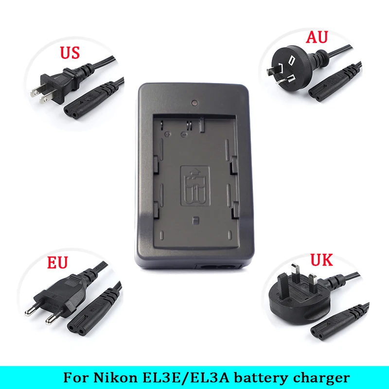 

MH-18 Battery Charger for Nikon EN-EL3 D50 D70 D100 D80 D200 D90 D300 EN-EL3E 3A EL-3A EL-3E D100SLR D700 D70S MH-18A