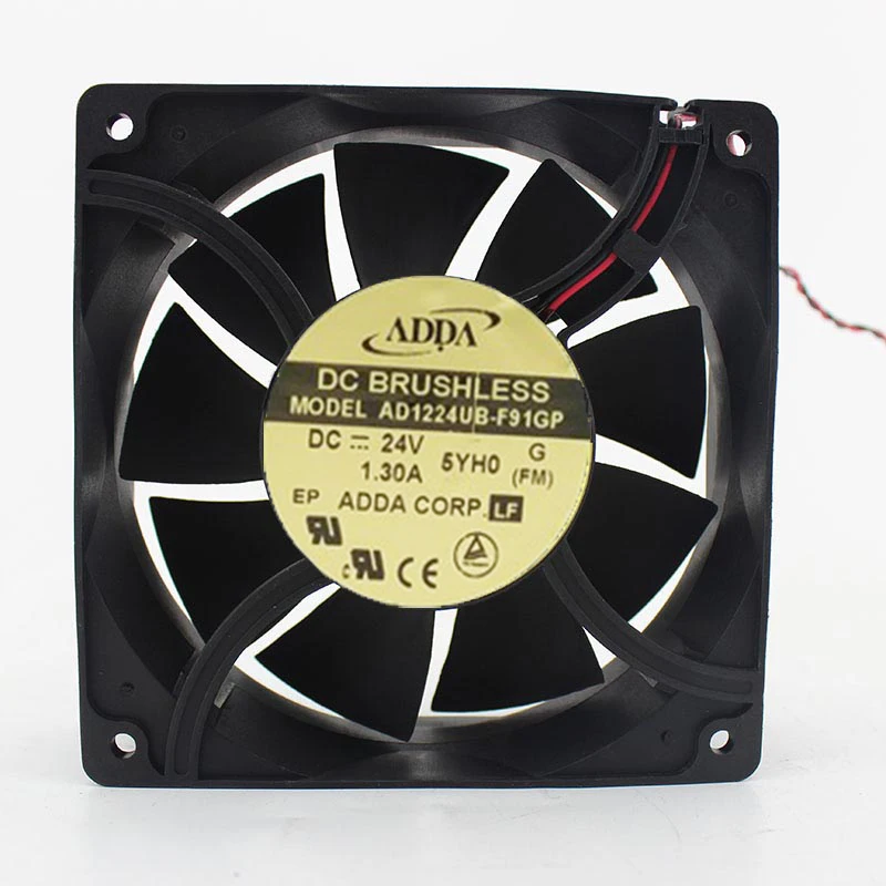 

FOR ADDA AD1224UB-F91GP 12038 120*120*38mm DC24V 1.30A powerful server inverter cooling fan