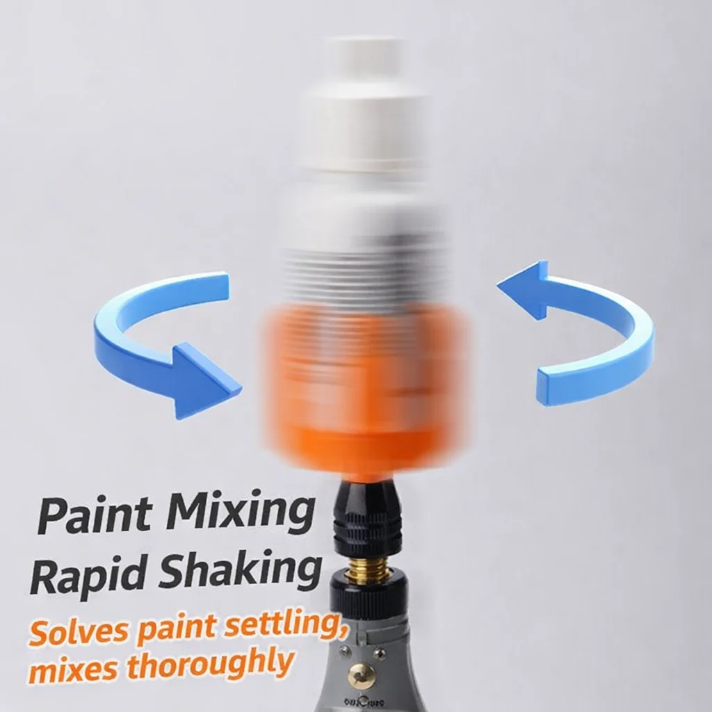 MSWZ TS007 2-in-1 Color Palette Holder Clip, 20/25mm, Model Painting Tool for Mixing & Shaking Paint