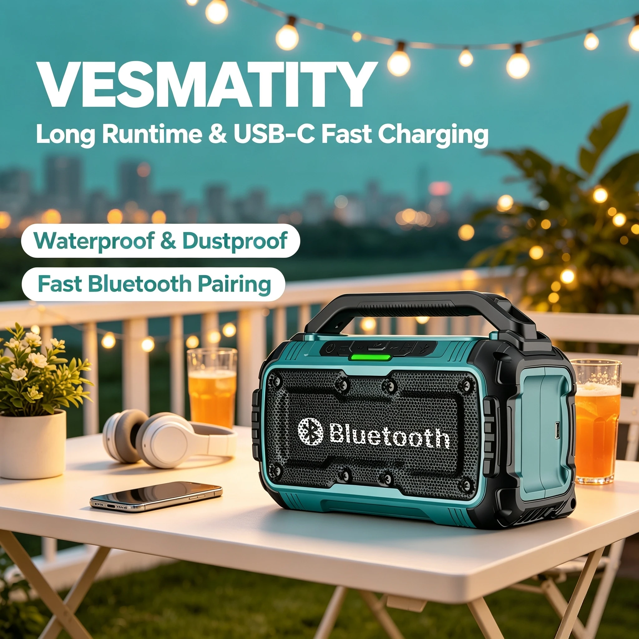 vesmatity-type-c-charge-bluetooth-waterproof-speaker-stereo-surround-for-makita-battery-pro-prime-system-drive-pro