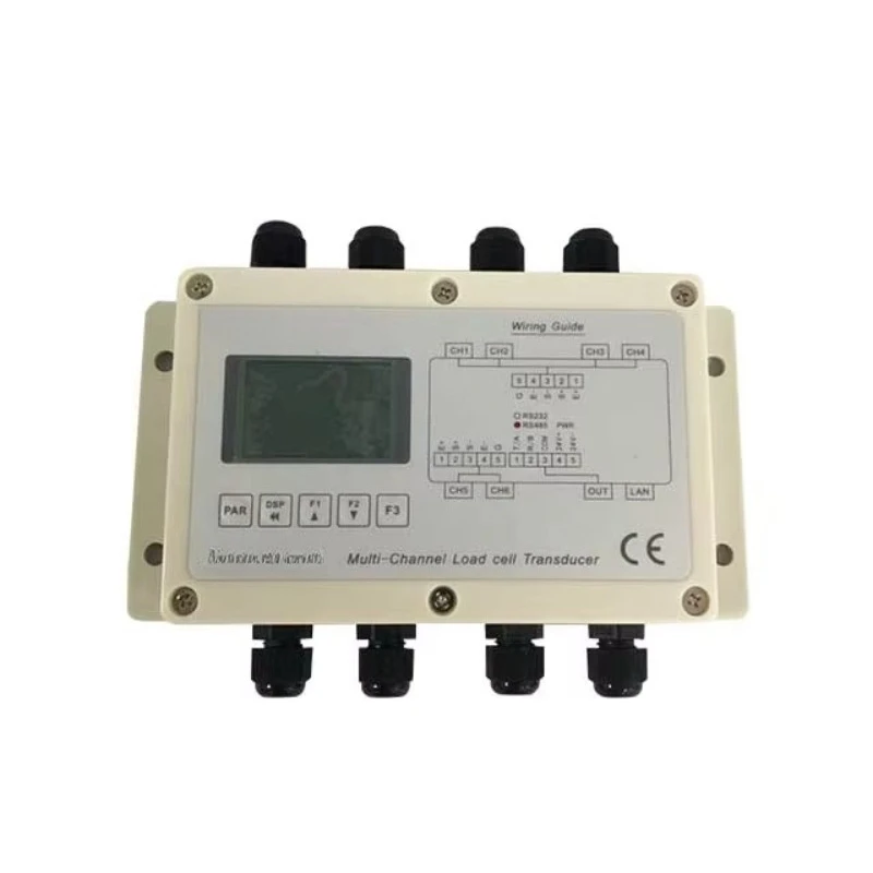 Gravity measurement for load cells six mV channel input Smowo RW-ST06D Modbus digital signal sensor RS485/RS232