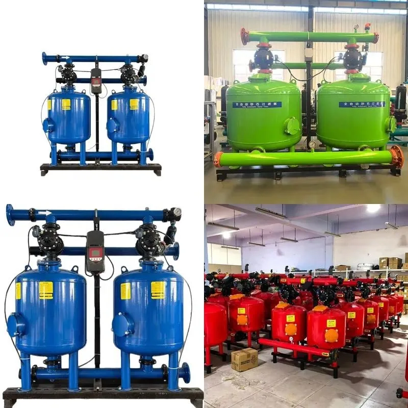 Fully Automatic Electric Backwash Gravel Filter for Agricultural Water Saving Irrigation Simple Operation Suitable for Well