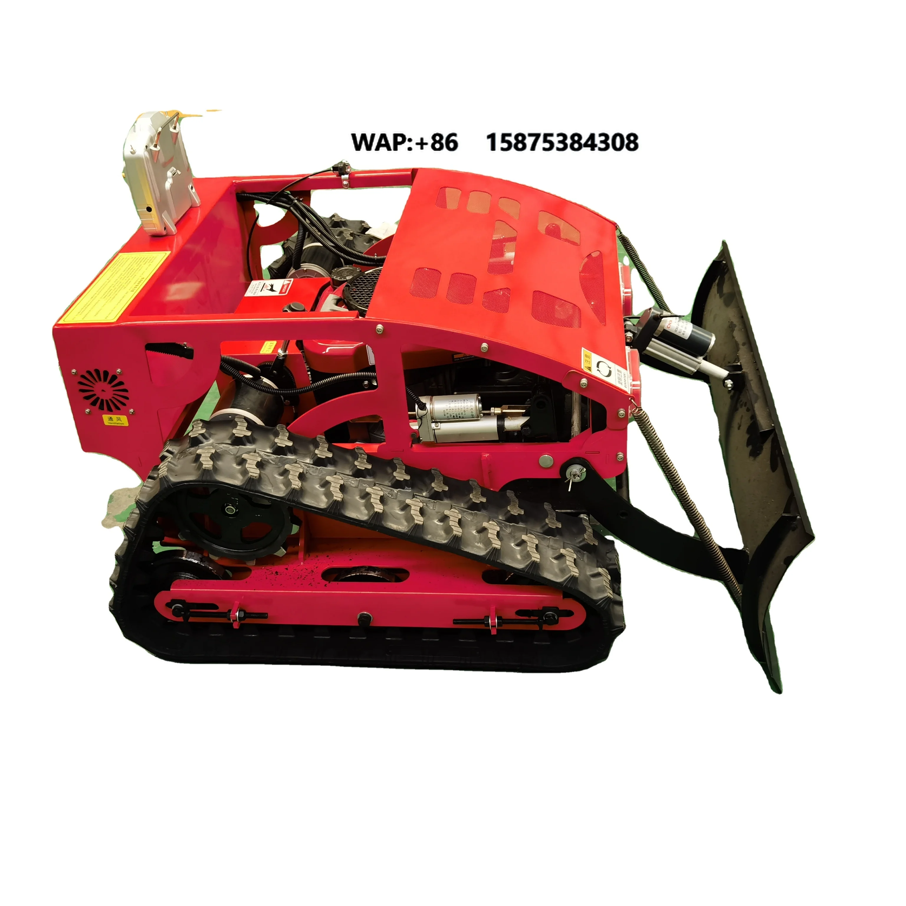 Self Propelled Electric Lawn Mover Robot Lawn Mower Robotic Gas Remote Control Tractor Snow Plow With the Blade
